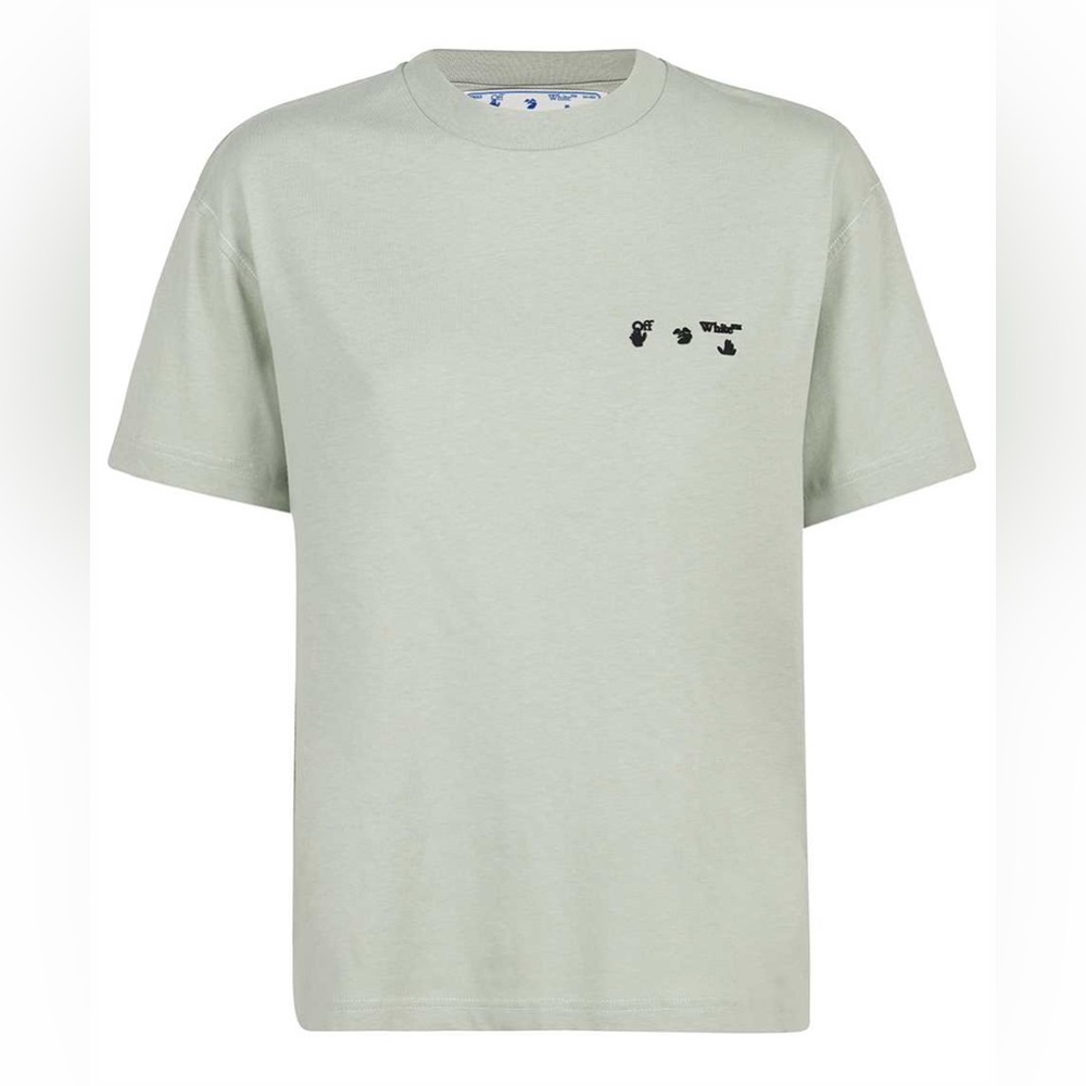 RARE authentic Off-White Printed Logo Crewneck T-Shirt
